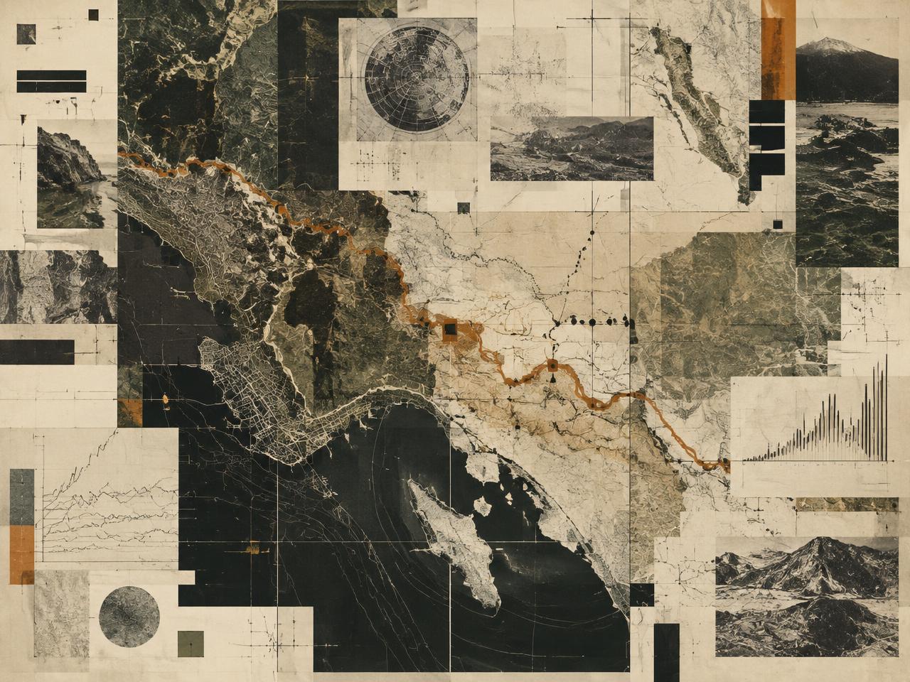 Cartographie éditoriale reliant territoires, données et signaux stratégiques